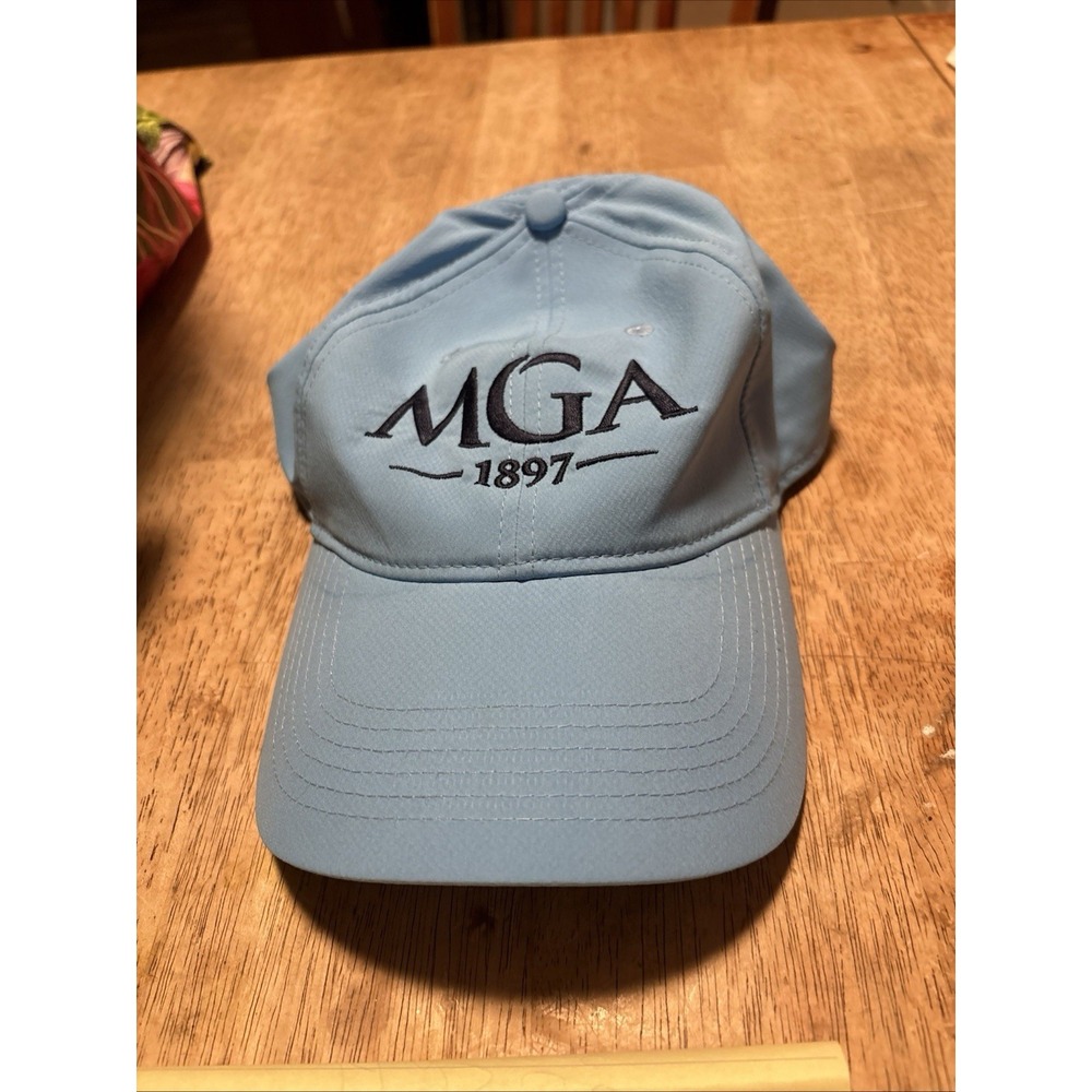 Ahead Golf Adjustable Hat MGA Metropolitan Golf Association Blue Extreme Fit Hat